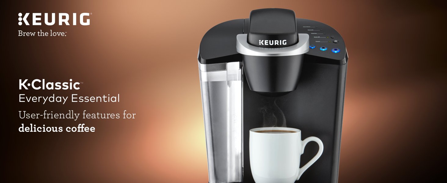 Keurig K55/KClassic Coffee Maker, KCup Pod, Single Serve