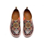 UIN Women's Aura Microfiber Vintage Loafer Shoe multicolored