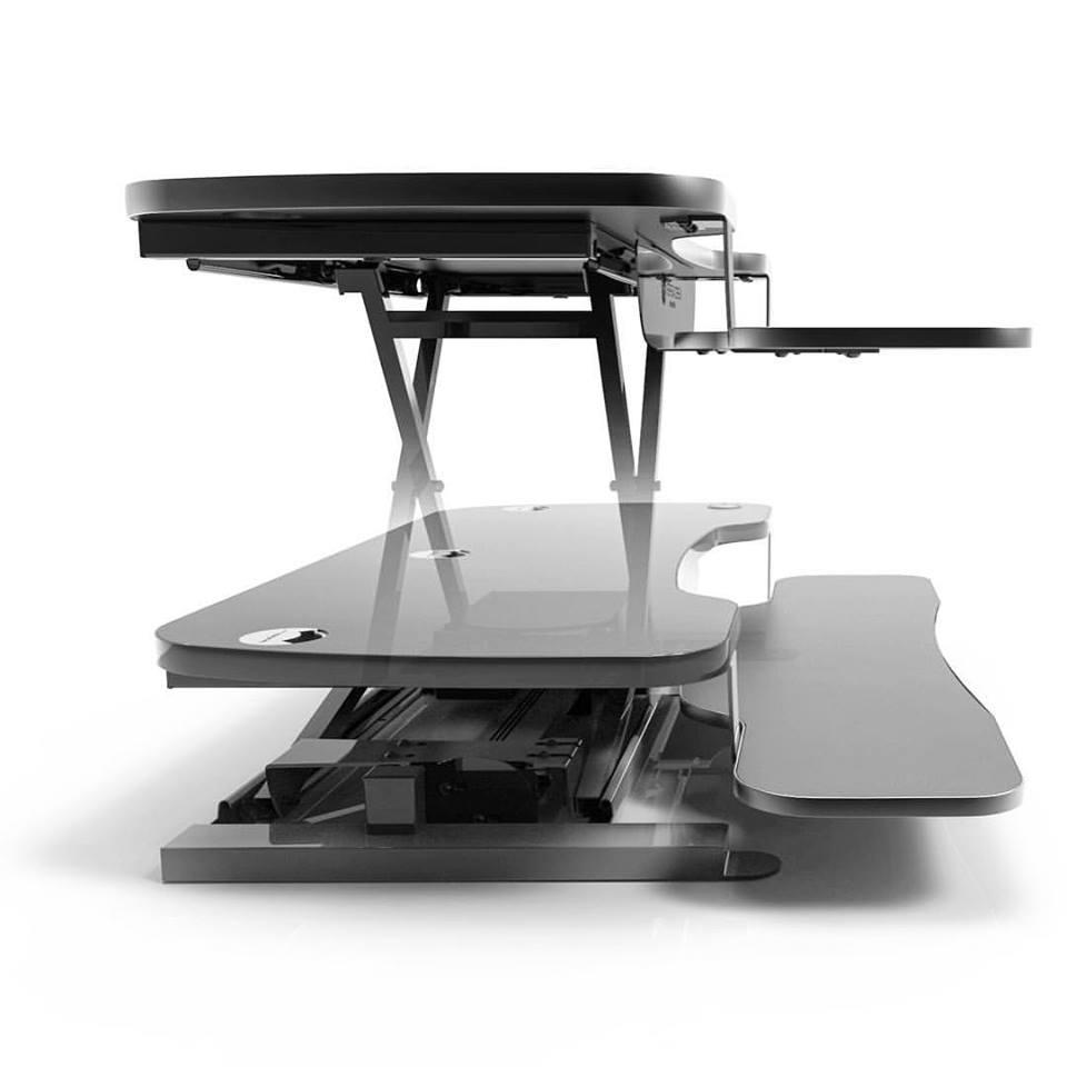 VersaDesk Power Pro - 36" Electric Height Adjustable Standing Desk Riser