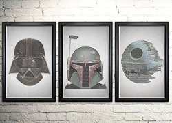 Star Wars Word Art Print Three Set – 11×17″ – Every Line of Dialogue
