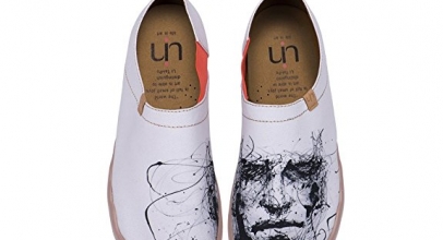 UIN Men’s Silent Man Series Canvas Slip-On Shoe White Color